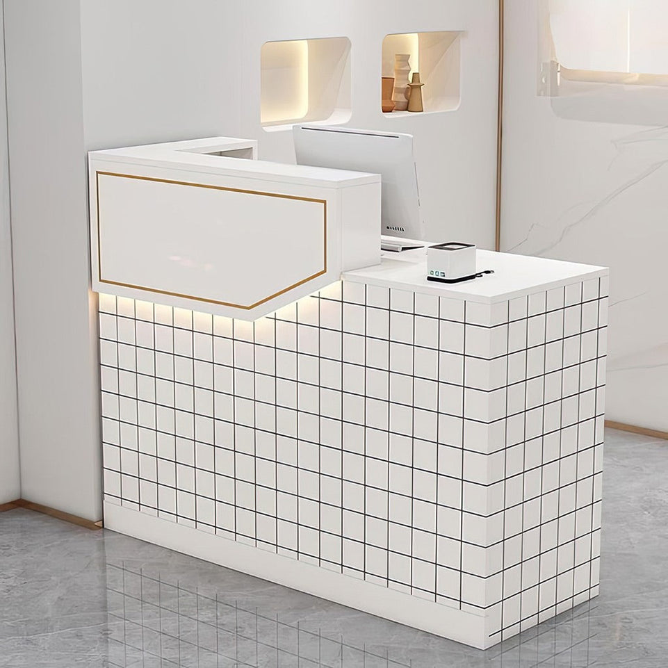 Simple Small Salon Store Restaurant Checkout Reception Desk JDT-1047